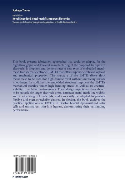 Produktbild: Novel Embedded Metal-mesh Transparent Electrodes
