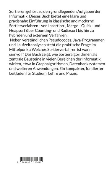 Produktbild: Sortieralgorithmen