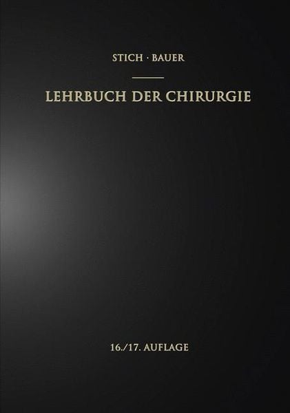 Produktbild: Lehrbuch der Chirurgie