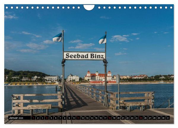 Produktbild: Ein Wochenende im Ostseebad Binz (Wandkalender 2026 DIN A4 quer), CALVENDO Monatskalender
