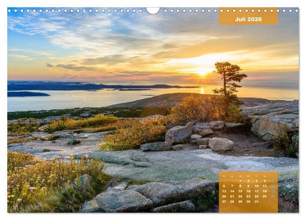 Produktbild: New England - Vielfalt einer Region (Wandkalender 2026 DIN A3 quer), CALVENDO Monatskalender