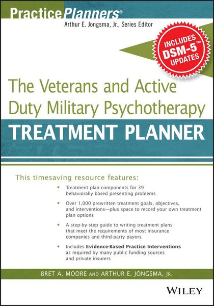 Produktbild: The Veterans and Active Duty Military Psychotherapy Treatment Planner, with Dsm-5 Updates