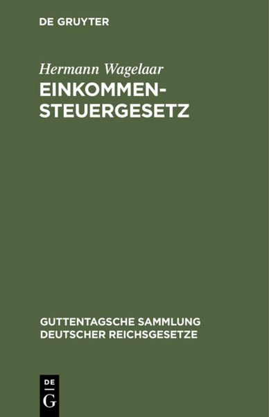 Produktbild: Einkommensteuergesetz