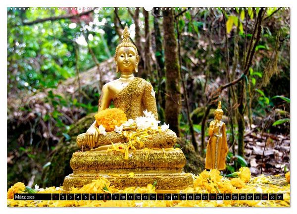 Produktbild: Thailand - Ein bezauberndes K&ouml;nigreich (Wandkalender 2026 DIN A2 quer), CALVENDO Monatskalender