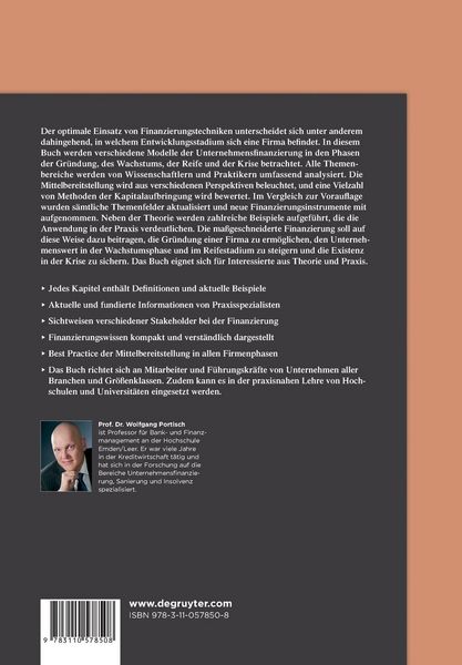 Produktbild: Finanzierung im Unternehmenslebenszyklus