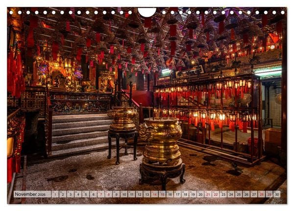 Produktbild: Metropolen Chinas - Peking, Shanghai, Hongkong (Wandkalender 2026 DIN A4 quer), CALVENDO Monatskalender