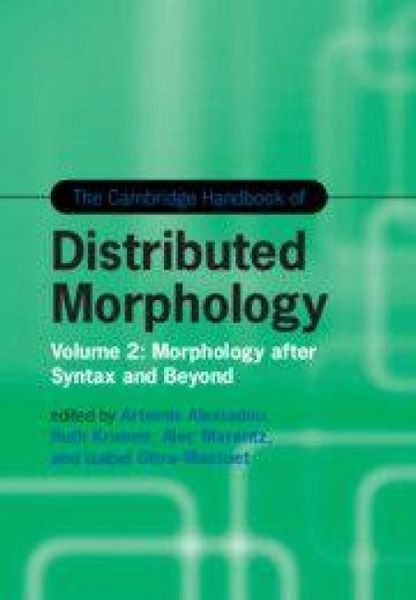 Produktbild: The Cambridge Handbook of Distributed Morphology