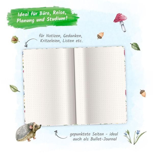 Produktbild: Tr&ouml;tsch Notizbuch klein Waldidylle