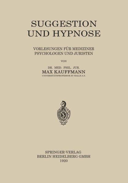 Produktbild: Suggestion und Hypnose