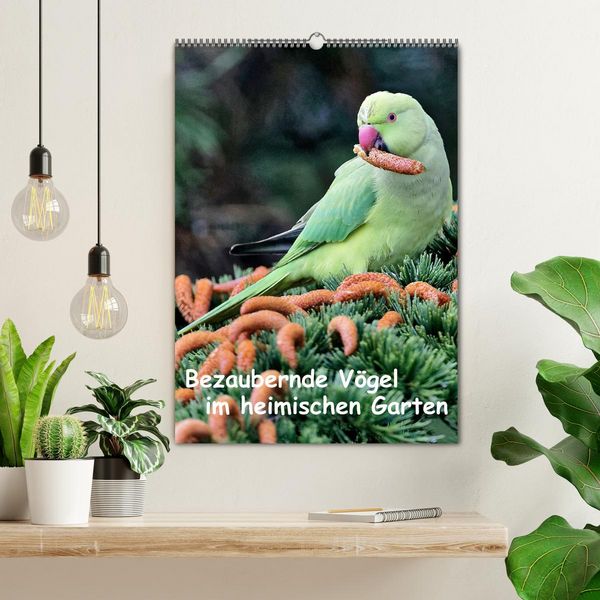 Produktbild: Bezaubernde V&ouml;gel im heimischen Garten (Wandkalender 2026 DIN A2 hoch), CALVENDO Monatskalender