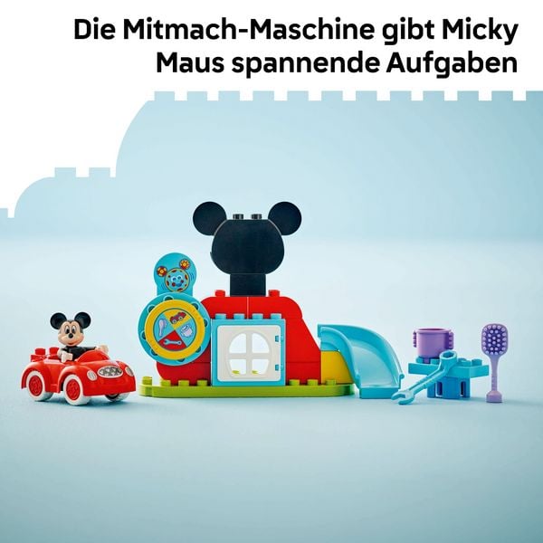 LEGO DUPLO | Disney Mickys Clubhaus und Auto - Lernspielzeug 10454