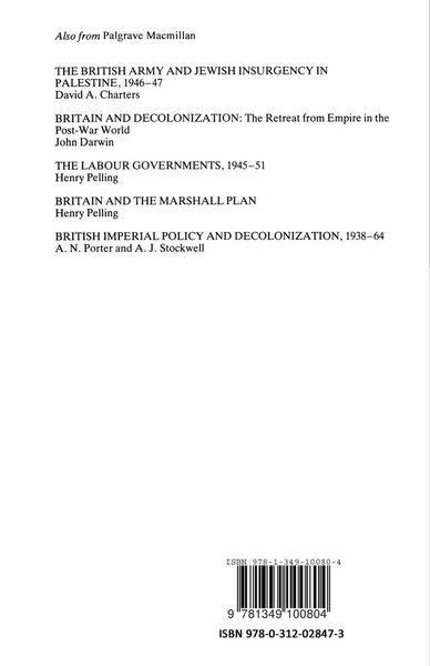 Produktbild: British Foreign Policy, 1945&ndash;56