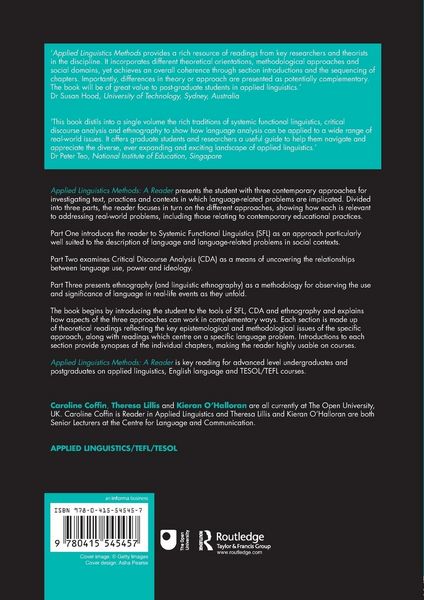 Produktbild: Applied Linguistics Methods