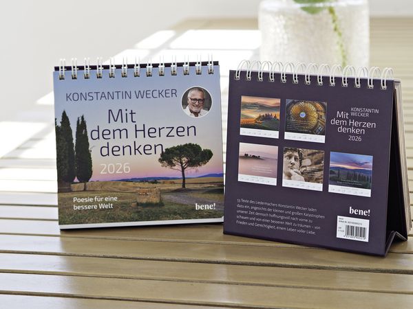 Produktbild: Wochenkalender 2026: Mit dem Herzen denken