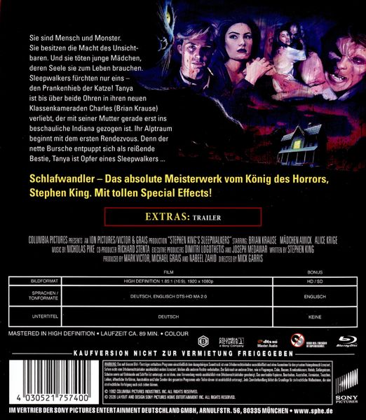 Produktbild: Stephen Kings Schlafwandler - Uncut Version
