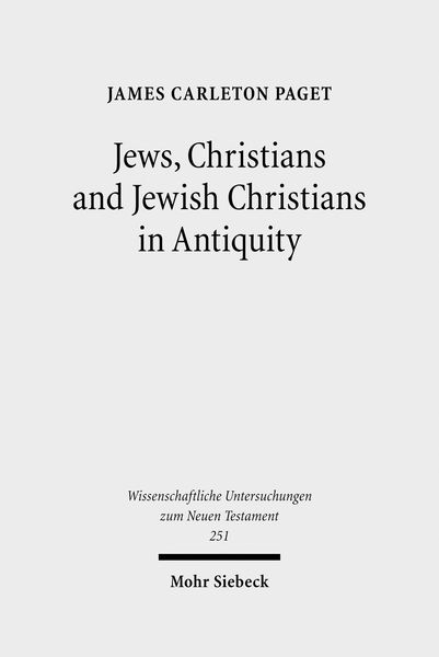 Produktbild: Jews, Christians and Jewish Christians in Antiquity