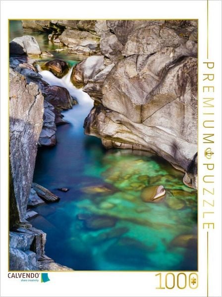 CALVENDO Puzzle Ein Motiv aus dem Kalender Tessin - Ticino | 1000 Teile Lege-Größe 64x48cm Foto-Puzzle für glückliche Stunden