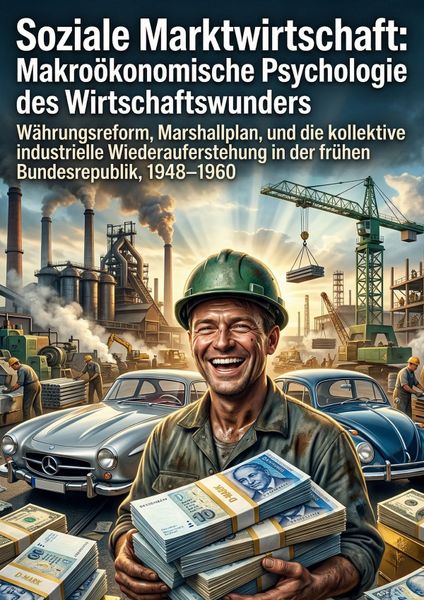 Produktbild: Soziale Marktwirtschaft: Makro&ouml;konomische Psychologie des Wirtschaftswunders