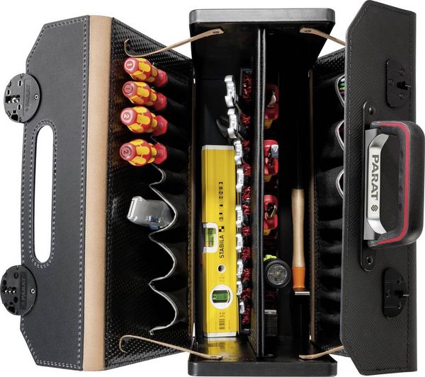 Produktbild: Werkzeugtasche TOP-LINE Plus CP-7 B420xT185xH315mm 24l Rindsleder PARAT
