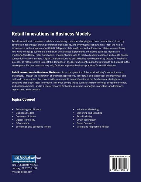 Produktbild: Retail Innovations in Business Models