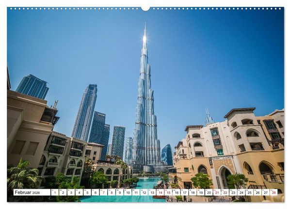 Produktbild: Wundervolles Dubai (hochwertiger Premium Wandkalender 2026 DIN A2 quer), Kunstdruck in Hochglanz