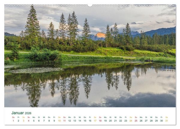 Produktbild: Auf der Winklmoosalm (Wandkalender 2026 DIN A2 quer), CALVENDO Monatskalender