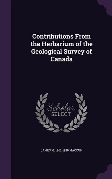 Produktbild: Contributions From the Herbarium of the Geological Survey of Canada