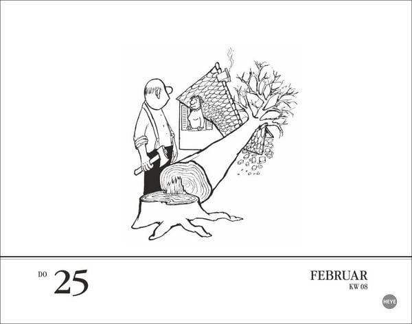 Produktbild: Loriot Tagesabrei&szlig;kalender 2027