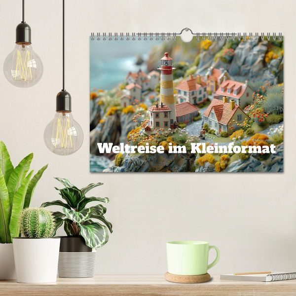 Produktbild: Weltreise im Kleinforma (Wandkalender 2026 DIN A4 quer), CALVENDO Monatskalender