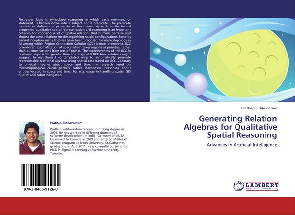 Produktbild: Generating Relation Algebras for Qualitative Spatial Reasoning