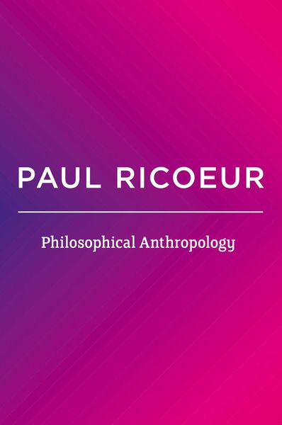 Produktbild: Philosophical Anthropology