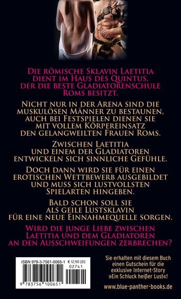 Produktbild: Die Sklavin und der Gladiator | Historischer Erotik-Roman
