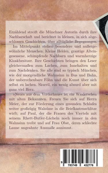 Produktbild: Neues aus dem Vorderhaus
