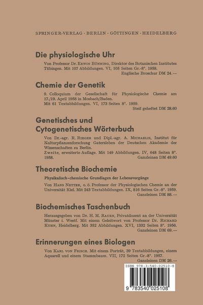 Produktbild: Ergebnisse der Biologie