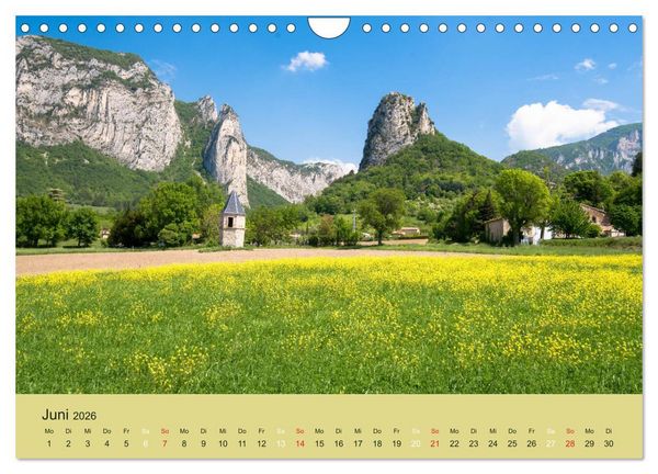 Produktbild: Provenzalisches Drome (Wandkalender 2026 DIN A4 quer), CALVENDO Monatskalender