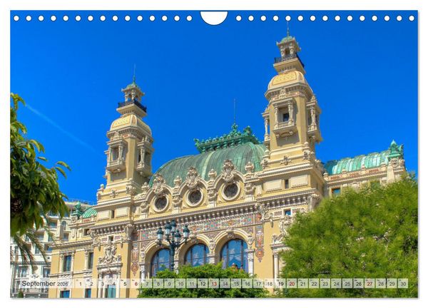Produktbild: Monaco - Diamant am Mittelmeer (Wandkalender 2026 DIN A4 quer), CALVENDO Monatskalender