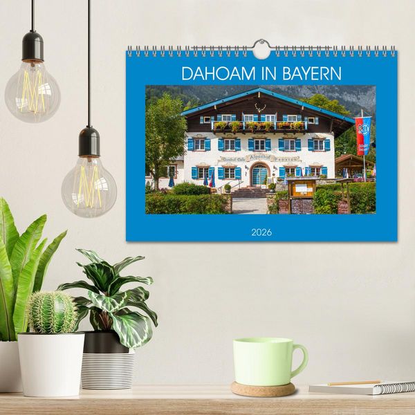 Produktbild: Dahoam in Bayern (Wandkalender 2026 DIN A4 quer), CALVENDO Monatskalender