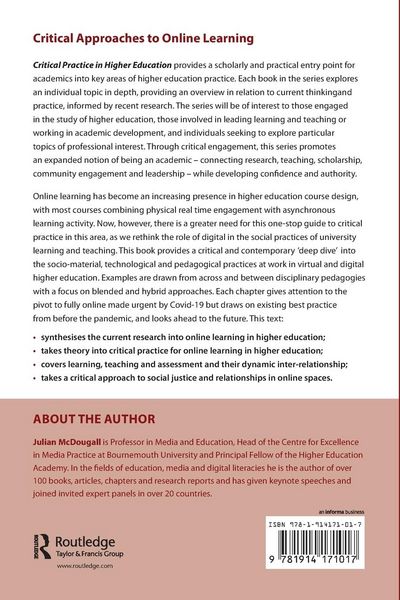 Produktbild: Critical Approaches to Online Learning