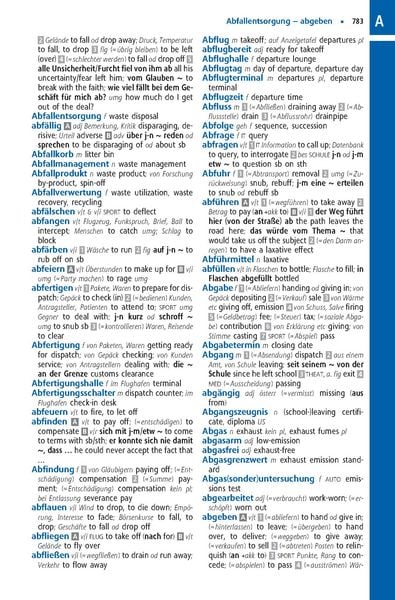 Produktbild: Langenscheidt Abitur-W&ouml;rterbuch Englisch Klausurausgabe