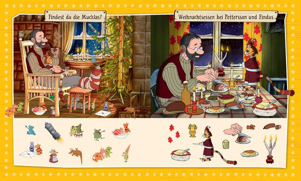 Wimmeliges Weihnachtsfest mit Pettersson und Findus