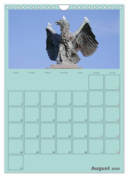 Produktbild: Rund um die Kieler F&ouml;rde / Planer (Wandkalender 2026 DIN A4 hoch), CALVENDO Monatskalender
