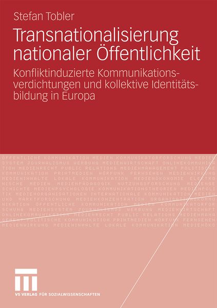 Produktbild: Transnationalisierung nationaler &Ouml;ffentlichkeit