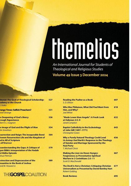Produktbild: Themelios, Volume 49, Issue 3