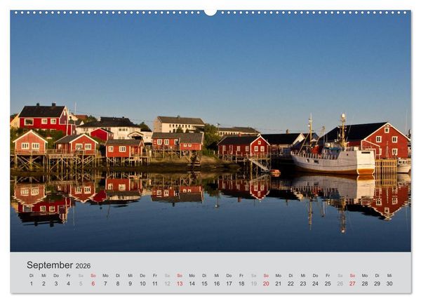 Produktbild: Norwegen - Land der Fjorde (hochwertiger Premium Wandkalender 2026 DIN A2 quer), Kunstdruck in Hochglanz