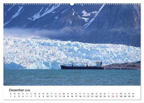 Produktbild: Svalbard 2026 (hochwertiger Premium Wandkalender 2026 DIN A2 quer), Kunstdruck in Hochglanz