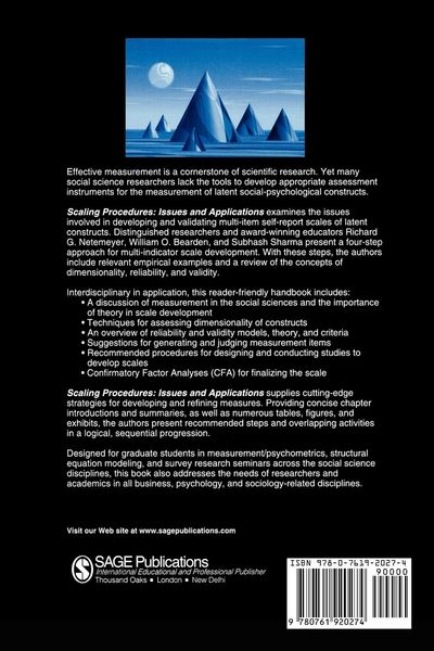 Produktbild: Scaling Procedures
