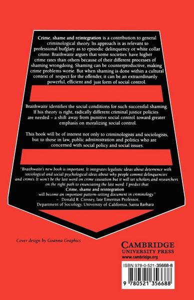 Produktbild: Crime, Shame and Reintegration