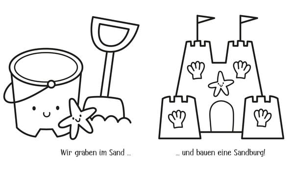 Produktbild: Kleine Kreativ-Werkstatt &ndash; Ganz einfach ganz viel ausmalen: Sommerspa&szlig;