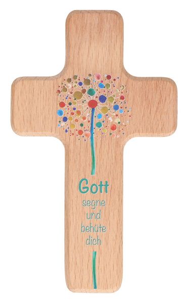 Produktbild: Kinderholzkreuz - Gesegnet und beh&uuml;tet