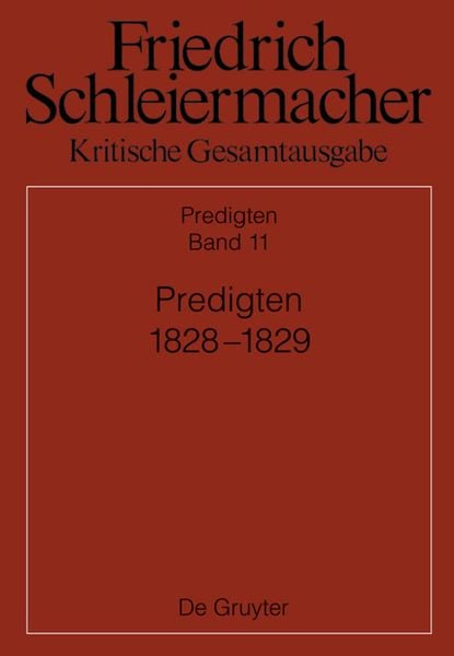 Produktbild: Predigten 1828-1829